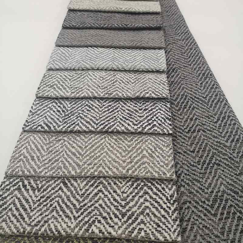 HG10083 3D Herringbone Chenille Fabric - 03-multi-colors