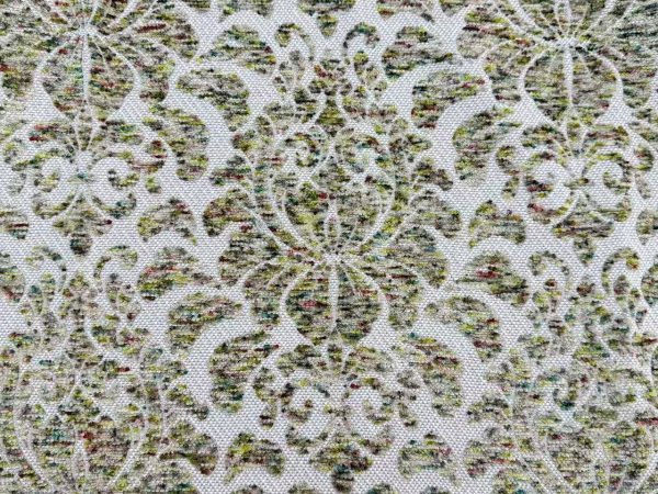 HG11123 Floral Tapestry Spray-Dyed Chenille Upholstery Fabric