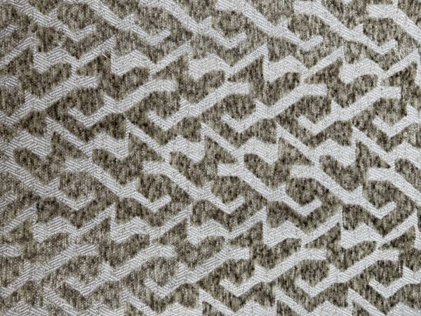 HG11129 Diamond Lattice Spray-Dyed Chenille Upholstery Fabric