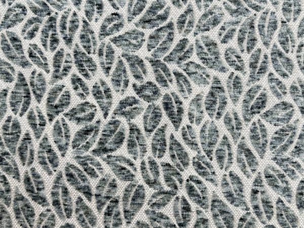 HG11131 Leaf Sprig Spray-Dyed Chenille Upholstery Fabric
