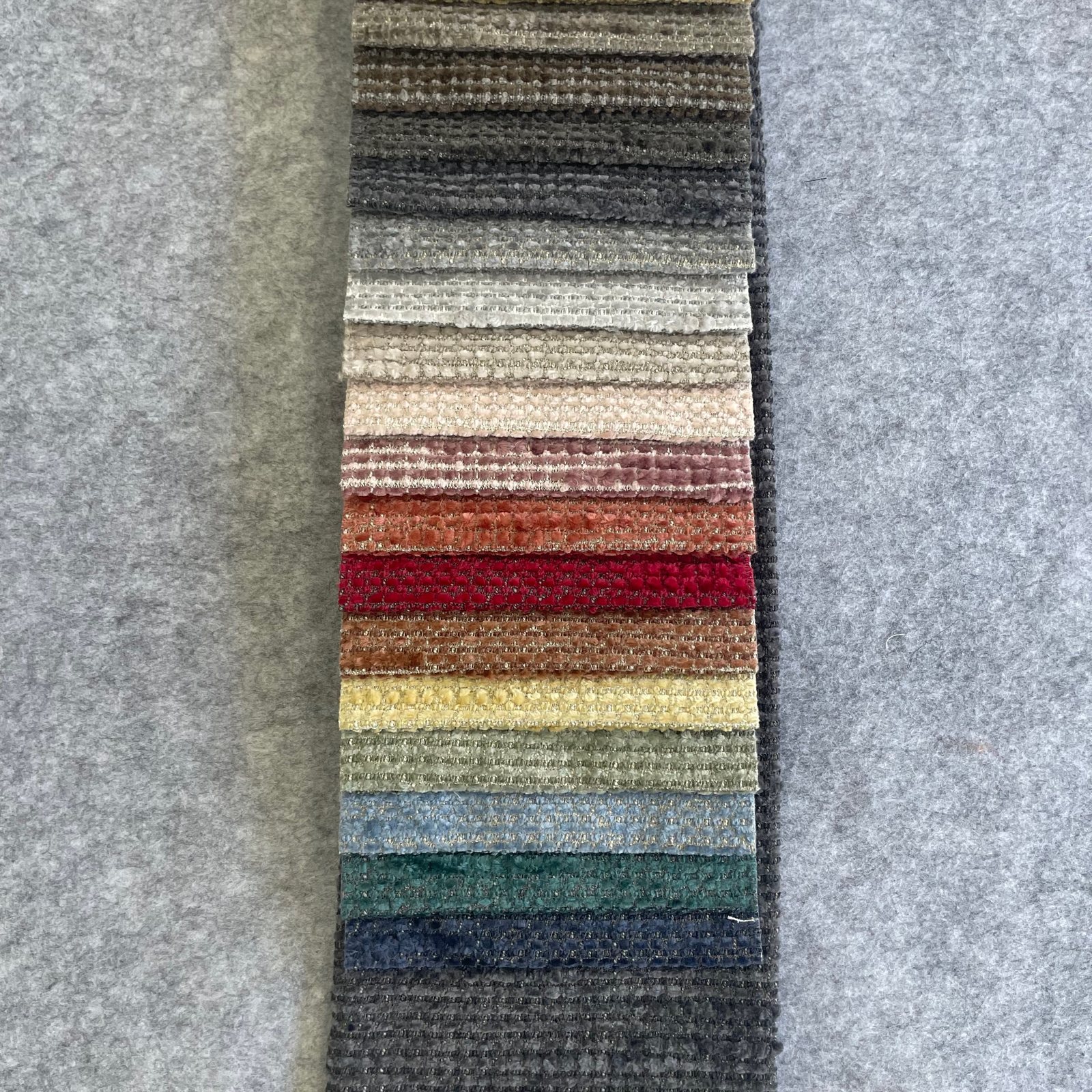 HG10868 Acrylic Polyester Blend Chenille Upholstery Fabric available colorways