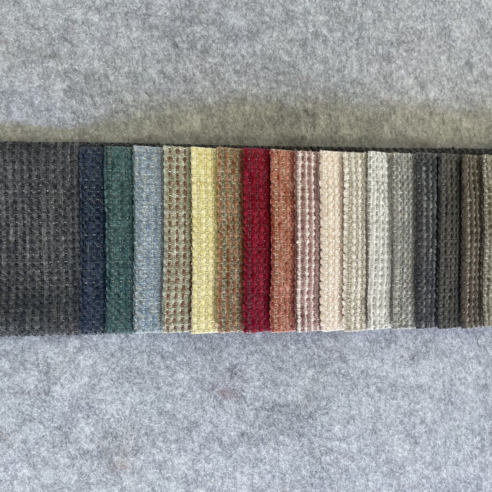 HG10869 Acrylic Polyester Blend Chenille Upholstery Fabric available colorways