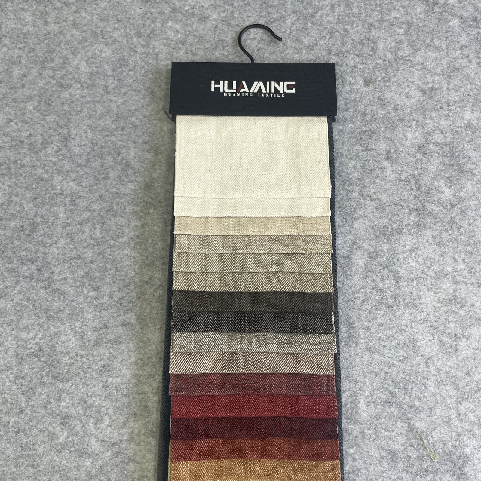 HG10872 Linen Viscose Polyester Blend Chenille Upholstery Fabric available colorways