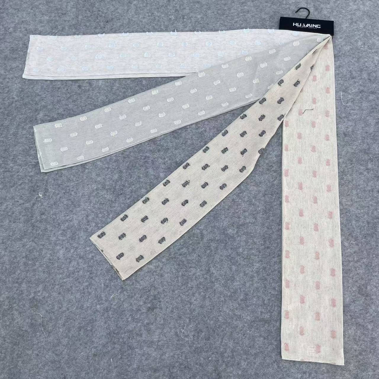 HG11072 Swiss Dot Clip-Jacquard Sheer Curtain Fabric available colorways