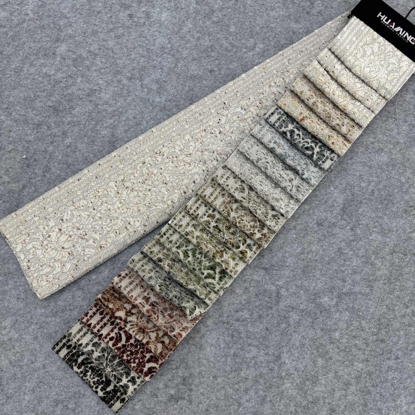 HG11126 Solid-Look Spray-Dyed Chenille Upholstery Fabric available colorways