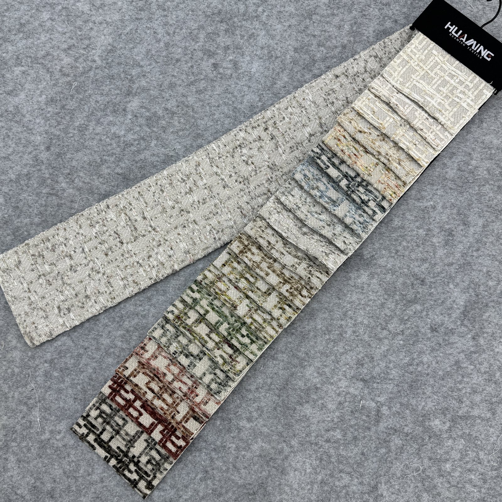 HG11128 Mini Check Spray-Dyed Chenille Upholstery Fabric available colorways