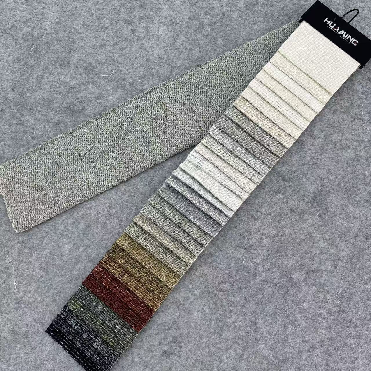 HG11158 Cotton Polyester Blend Chenille Upholstery Fabric available colorways